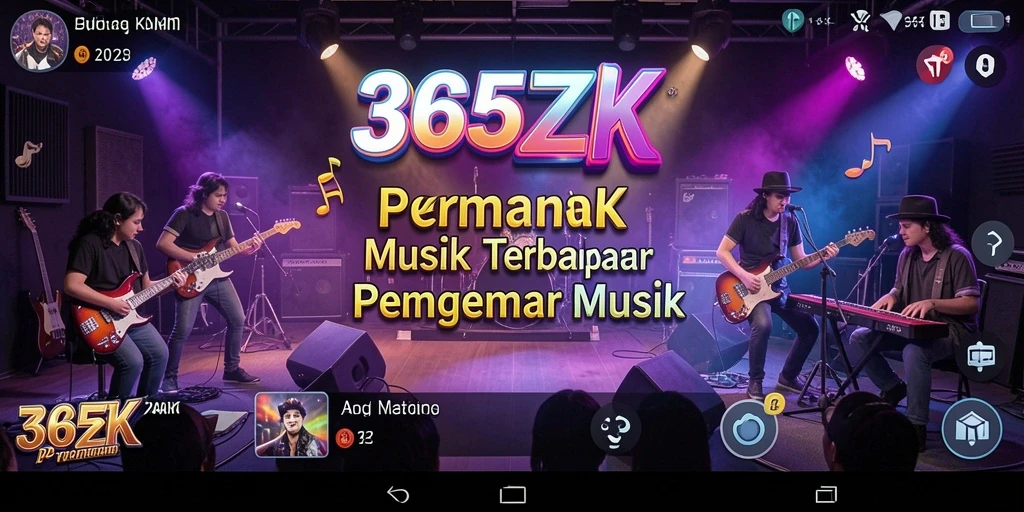 Tampilan gameplay <strong>365ZK</strong> yang interaktif dan penuh warna.