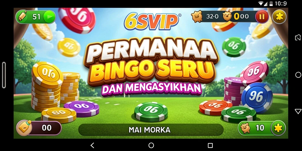 Tampilan gameplay yang menarik di 6SVIP Bingo.