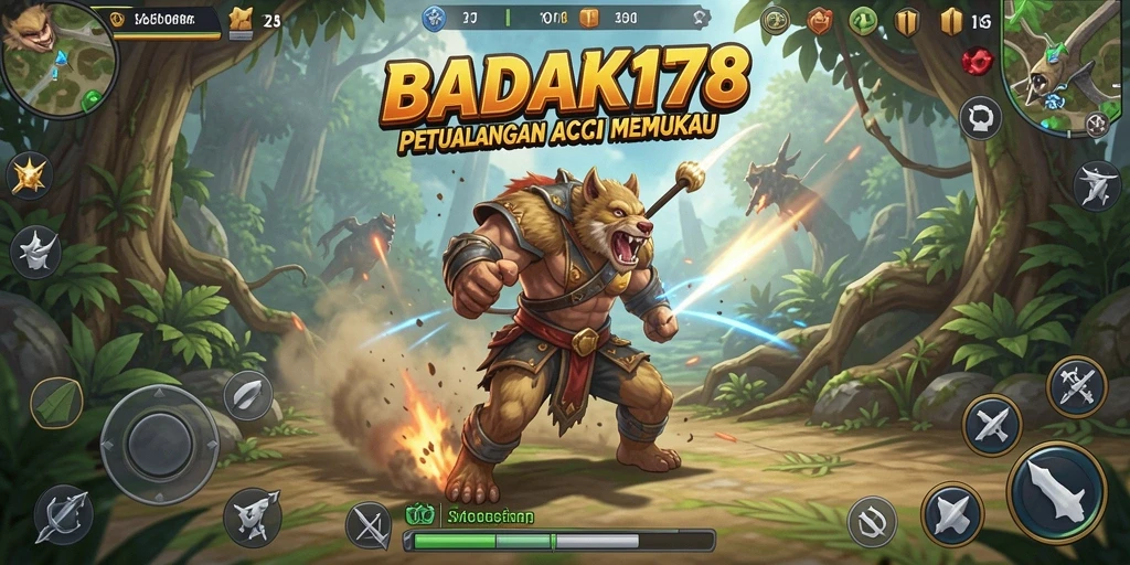 Tampilan gameplay seru dalam BADAK178 dengan aksi yang mendebarkan.