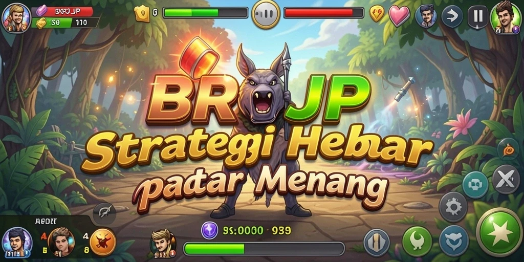 Tampilan gameplay menarik dari BROJP yang menunjukkan strategi mendalam.