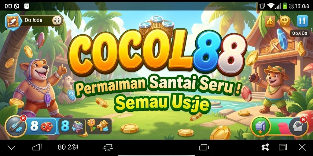 Tampilan gameplay COCOL88 yang seru dan menarik.