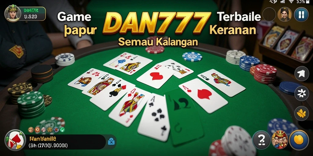 Screenshot utama gameplay Gaple yang menarik dan kompetitif