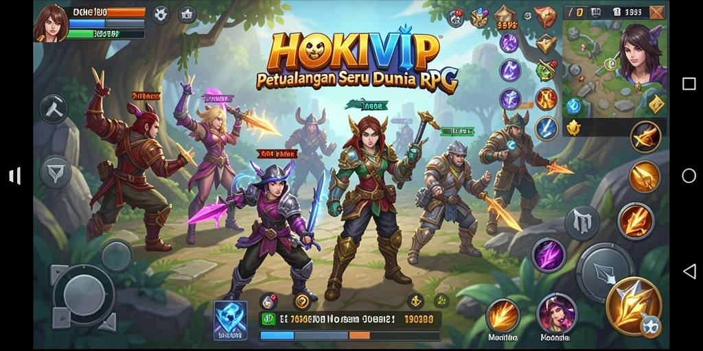 Tampilan gameplay HOKIVIP yang memukau dan menantang.