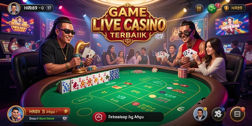 Tampilan gameplay mendebarkan di HR89 Live Casino dengan dealer langsung.