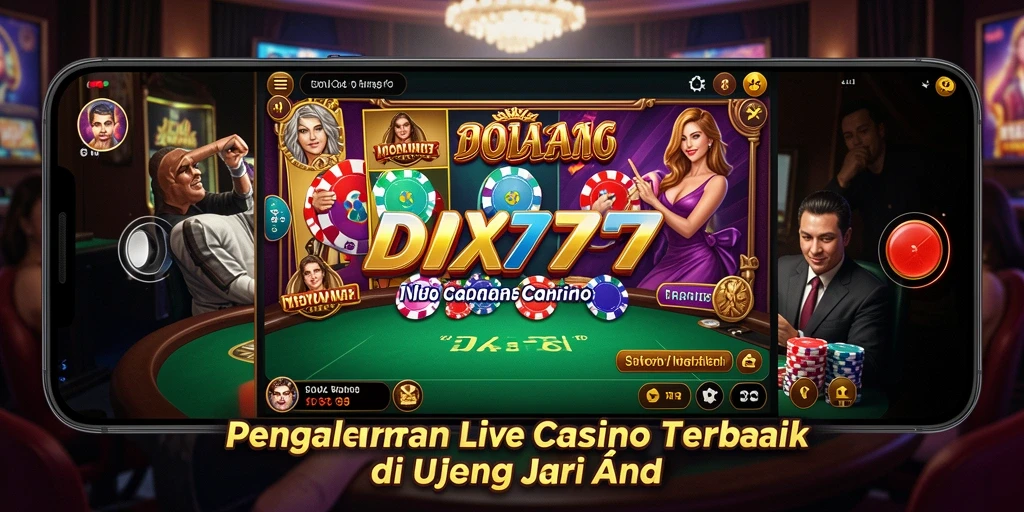 Tampilan gameplay Live Casino yang mengesankan di IDX777.
