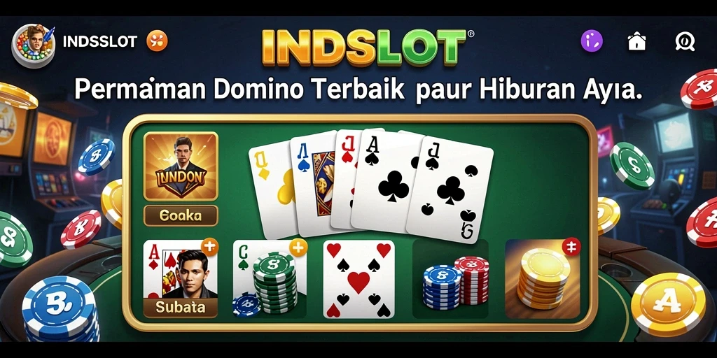 Tampilan menarik gameplay INDSLOT dengan Domino yang menantang.