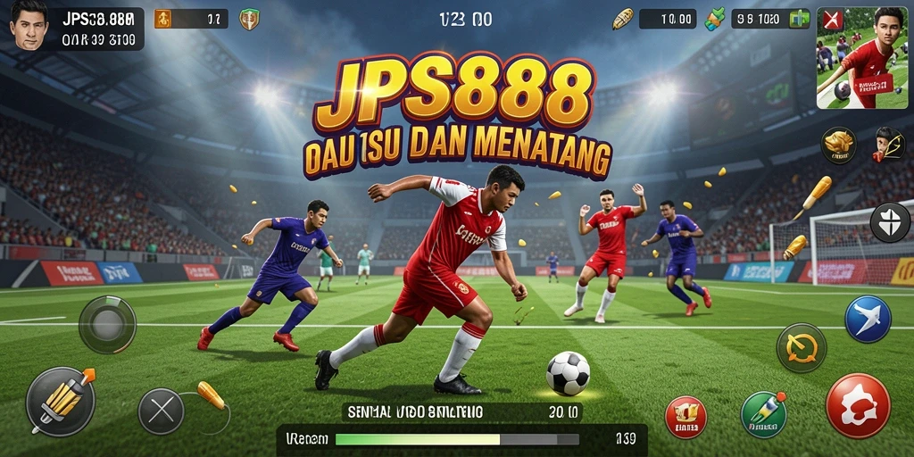 Tampilan gameplay seru di JPS888 dengan aksi olahraga yang mendebarkan.
