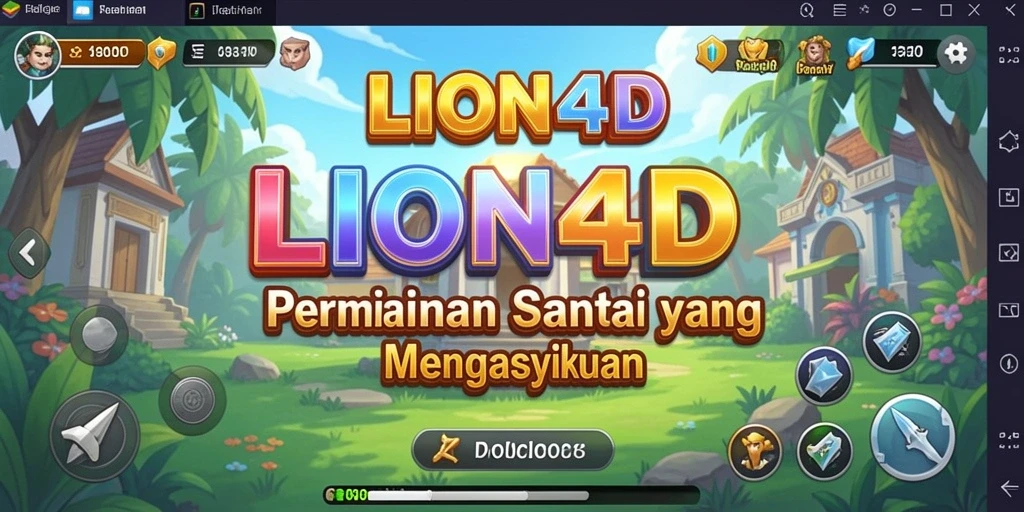 Tampilan gameplay LION4D yang mengasyikkan dan penuh warna.