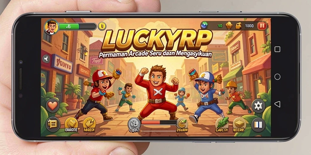 Gameplay seru dan menantang dalam LUCKYRP yang penuh warna.