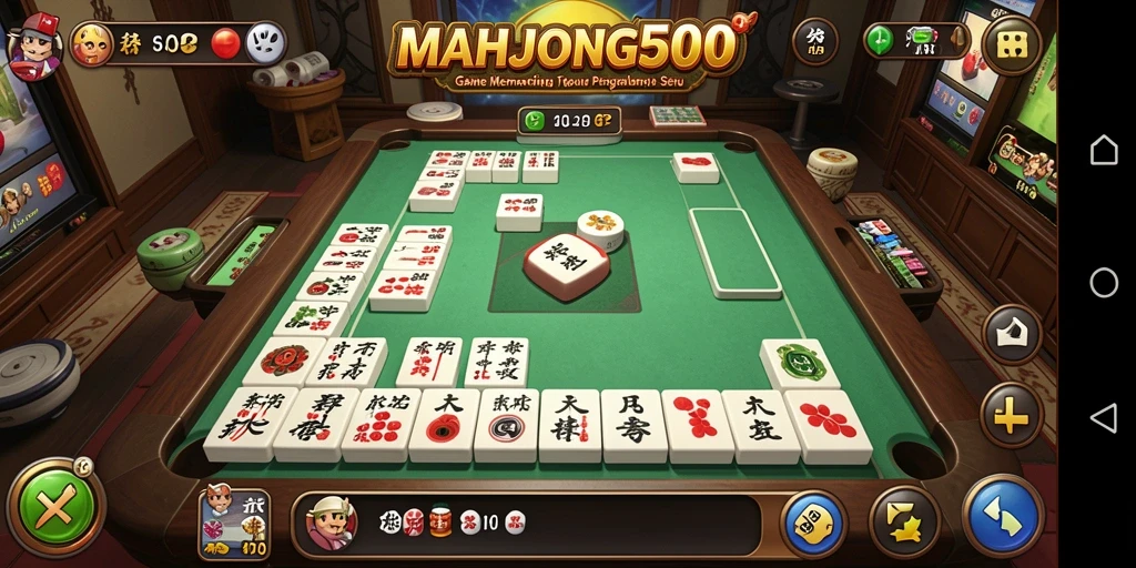 Tampilan menarik dari gameplay memancing di MAHJONG500 yang menjanjikan keseruan.