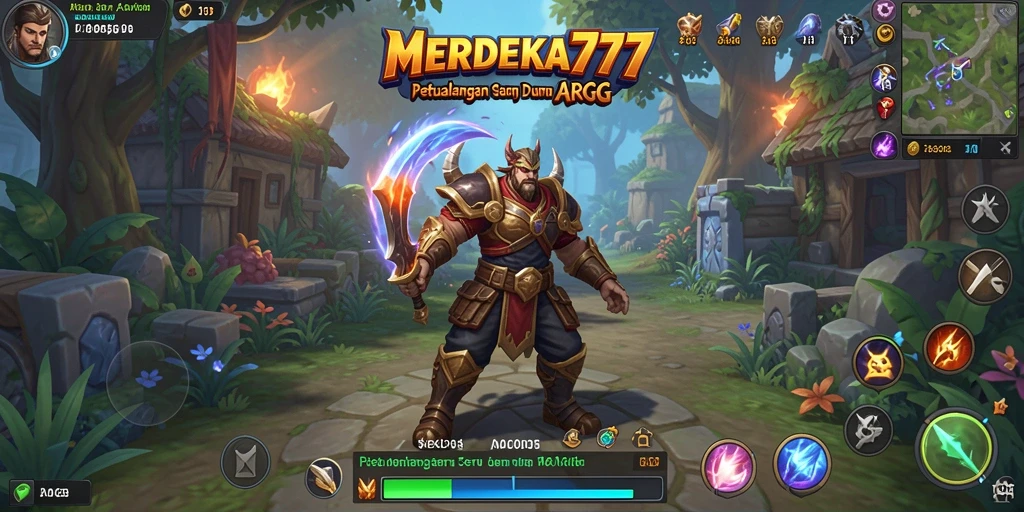 Tampilan gameplay ARPG MERDEKA777 yang mendebarkan dan menantang.