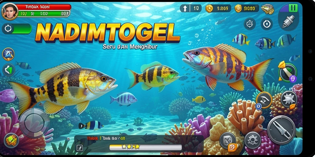 Screenshot dari gameplay Tembak Ikan yang seru di NADIMTOGEL.