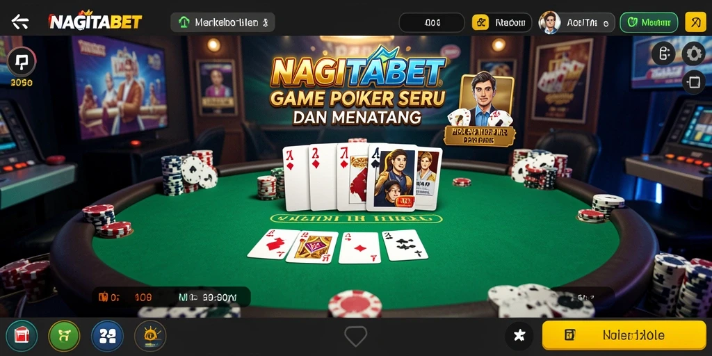 Tampilan gameplay NAGITABET yang mendebarkan dan interaktif.