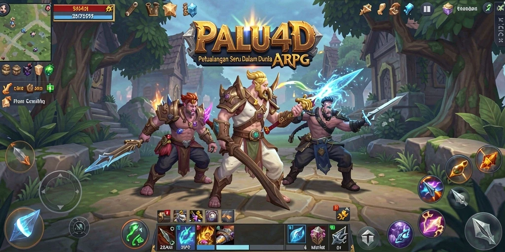 Tampilan gameplay epik dalam PALU4D yang menantang.