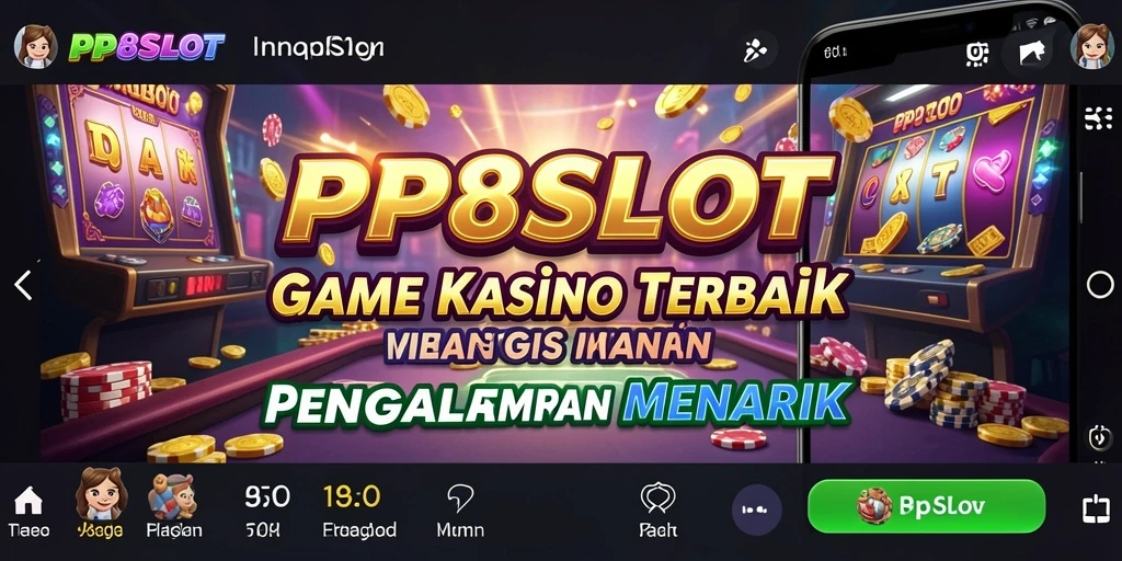 Tampilan menarik dari gameplay PP8SLOT dengan mesin slot yang beragam.