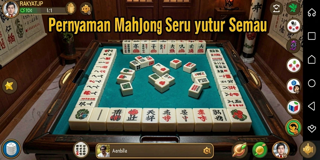Tampilan gameplay RAKYATJP yang menakjubkan dan menarik.