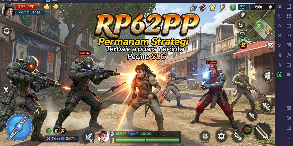 Tangkapan layar RP62RP yang menampilkan aksi gameplay SLG yang mendebarkan.