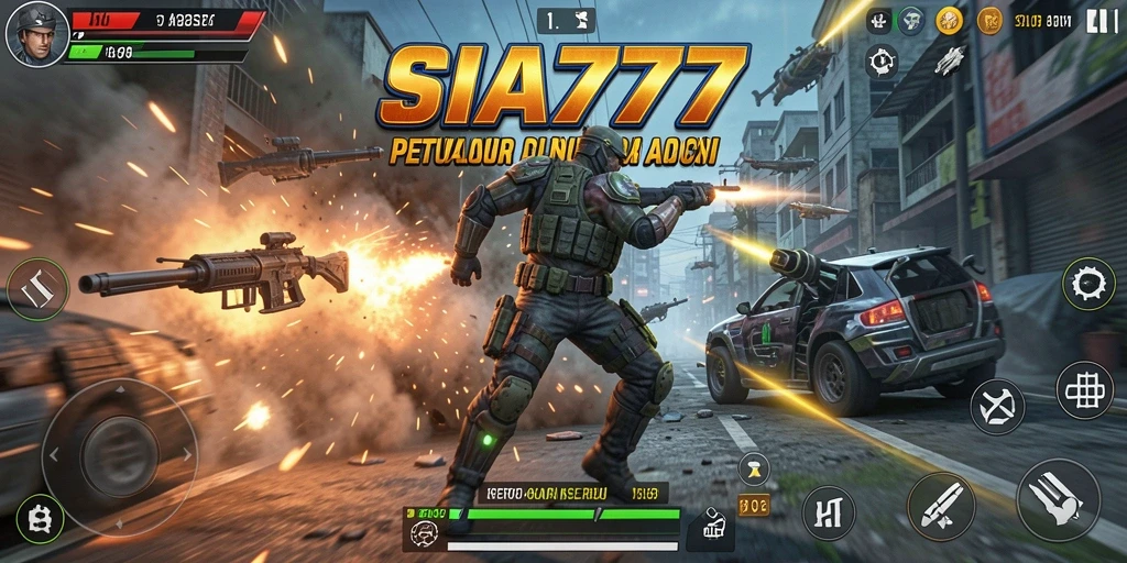 Tangkapan layar menunjukkan karakter bertarung di arena aksi yang mendebarkan.