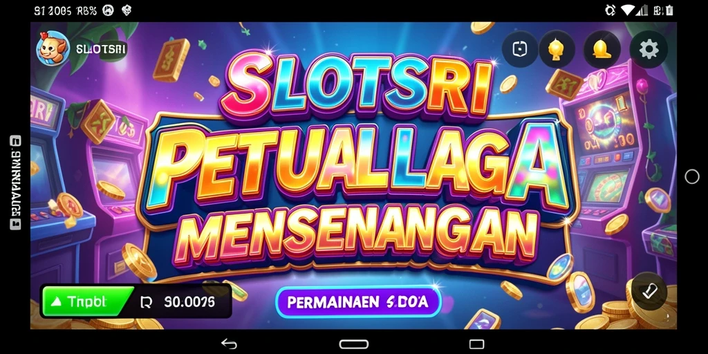 Screenshot gameplay SLOTSRI yang menampilkan keseruan bermain slot.