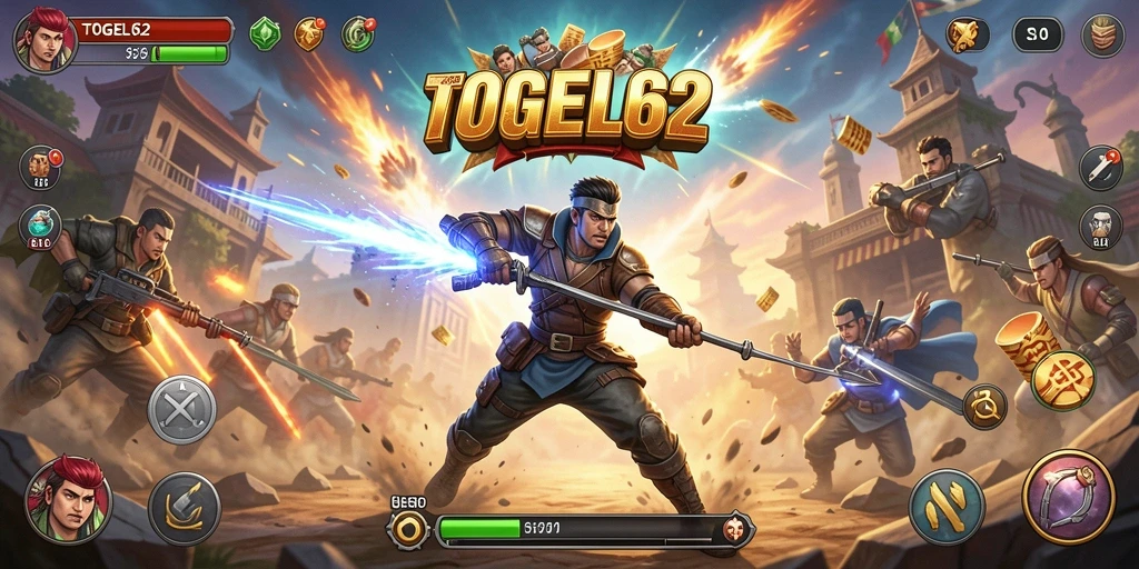 Screenshot utama TOGEL62 menampilkan aksi berintensitas tinggi.